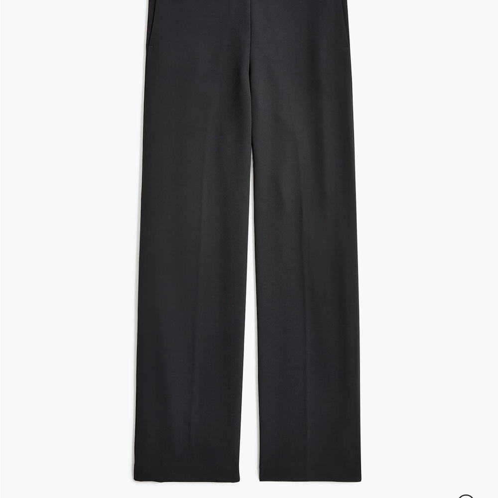 J. Crew Factory jamie Black Wide-Leg Women's Trousers